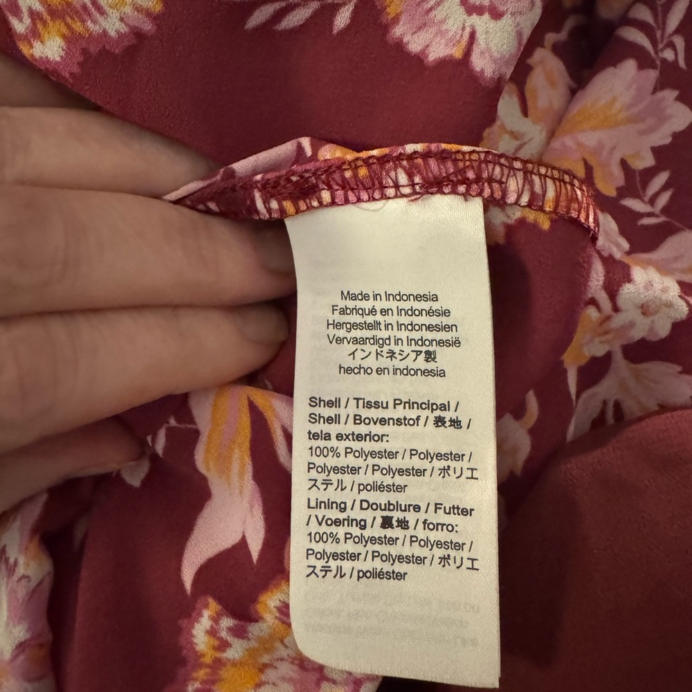 J. Crew Red Ruffled Tiered Midi Sundress - Picture 5 of 5